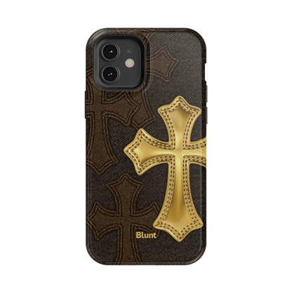 Gold Cross iPhone Case