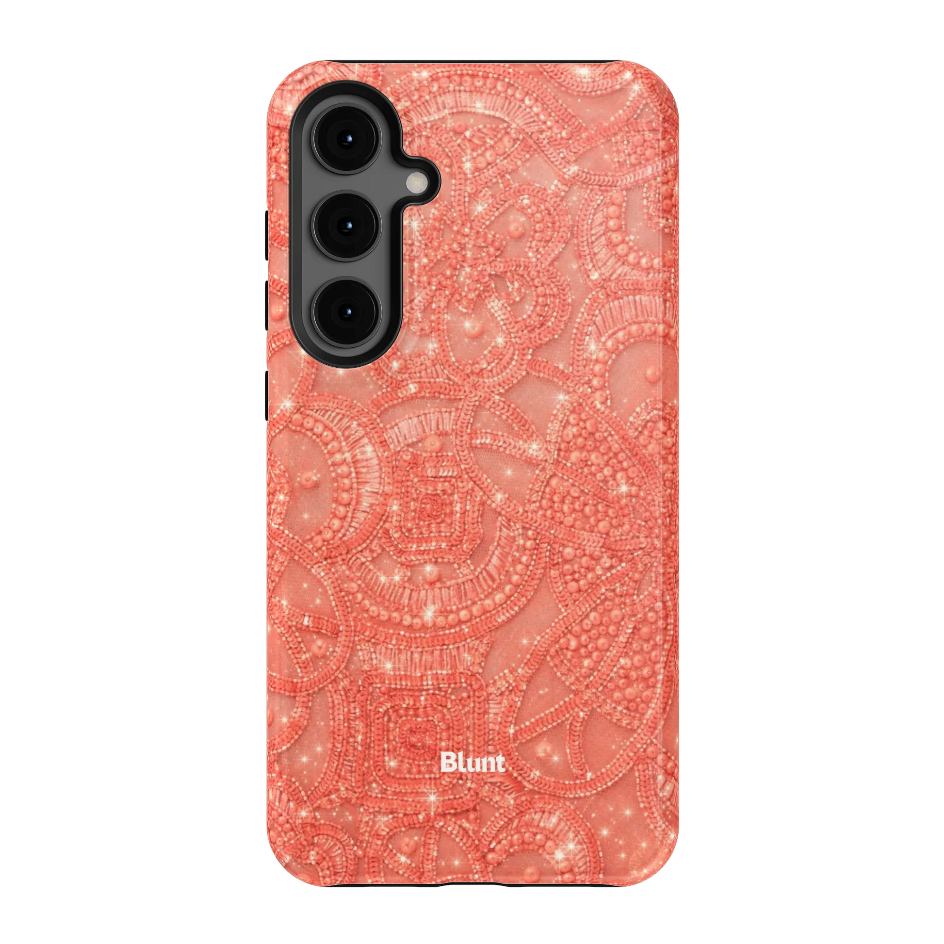 Coral-Glam-samsung-case-Galaxy S24 Plus-1