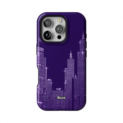 Purple-NYC--SKYELINE-iphone-case-iPhone 16 Pro-1