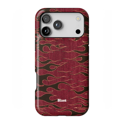 Crimson Fire iPhone Case