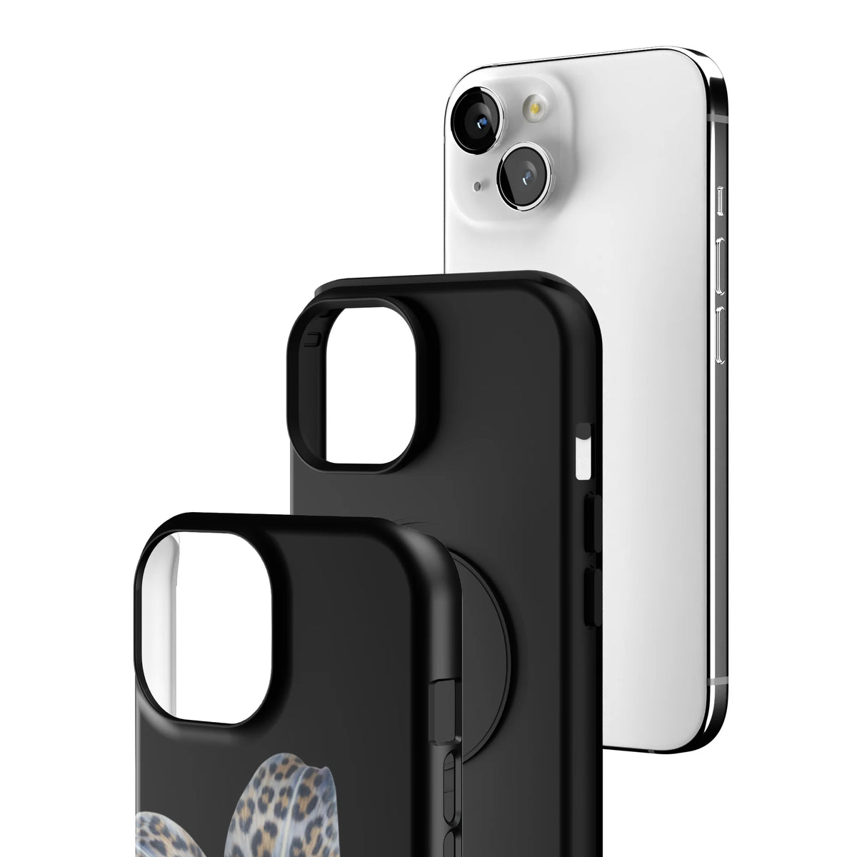 Blue-Leopard-Bloom-iphone-case-iPhone 15-3