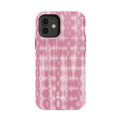 Pink Ripple iPhone Case