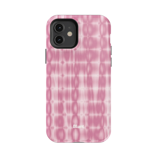 Pink Ripple iPhone Case