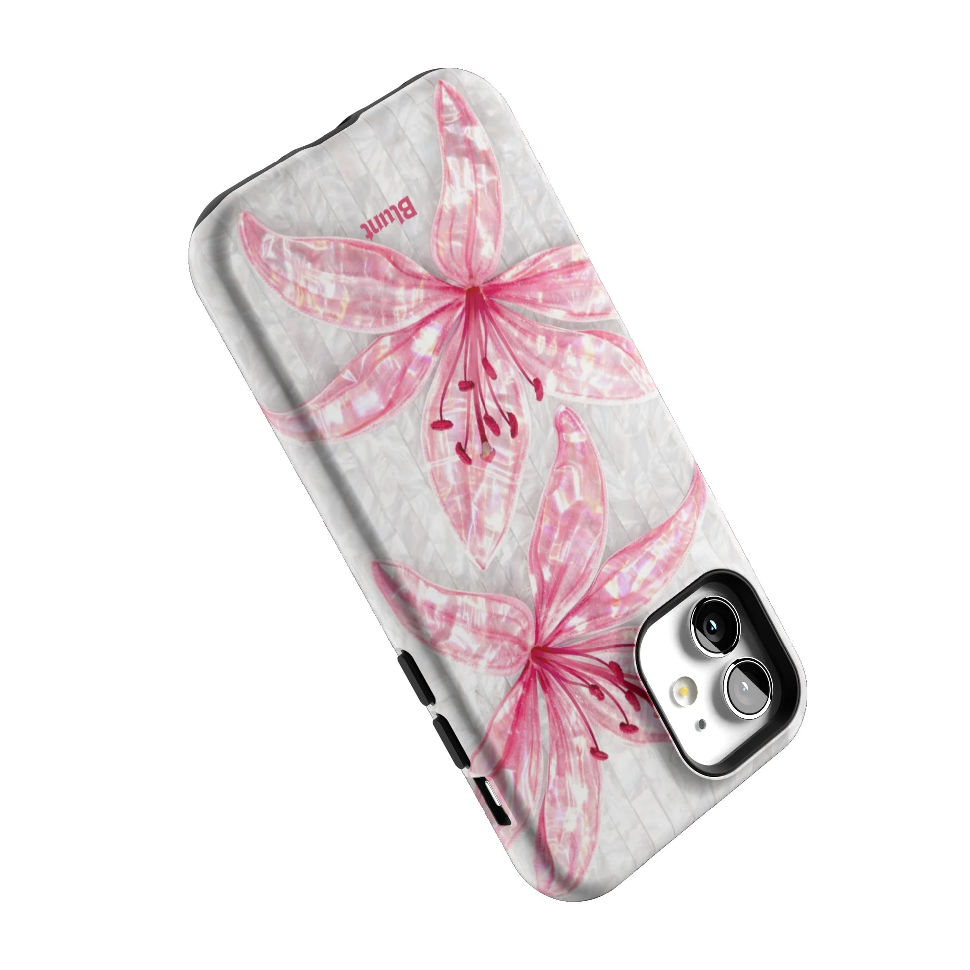 Pink-Floral-Luster-iphone-case-iPhone 12-4