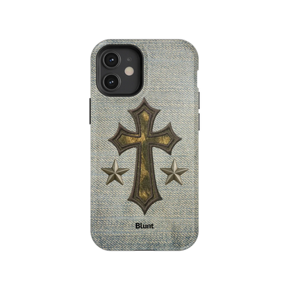 Denim Faith iPhone Case