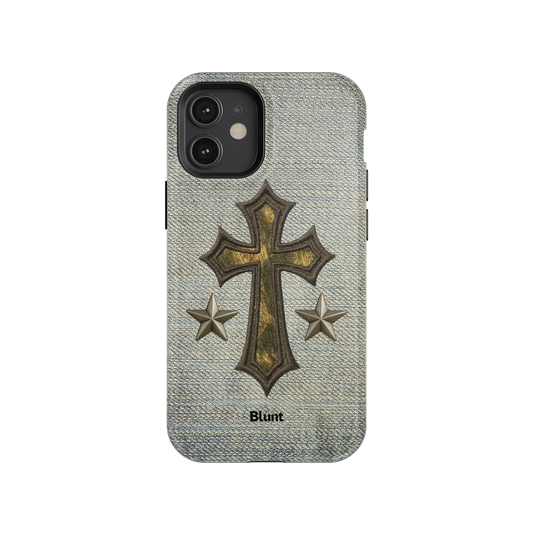 Denim Faith iPhone Case