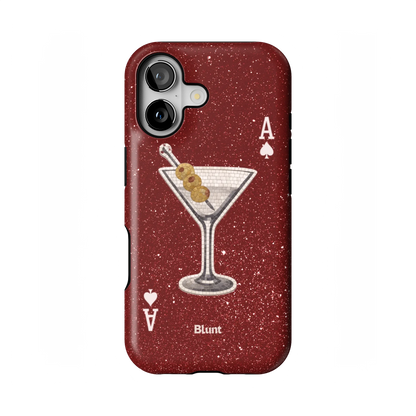 Red Dirty Martini iPhone Case
