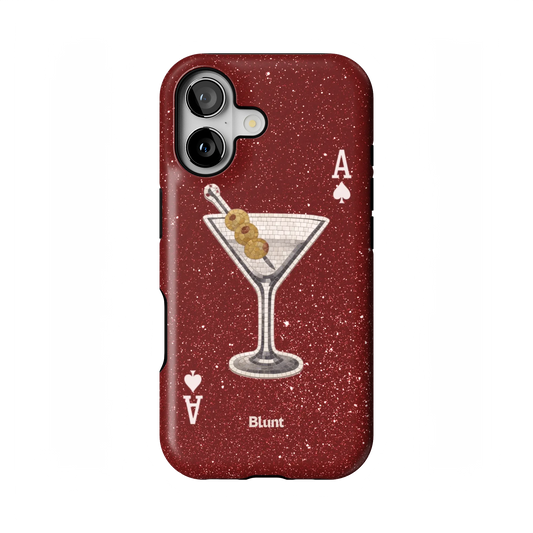 Red Dirty Martini iPhone Case