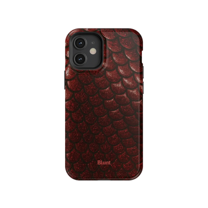 Crimson Depth iPhone Case