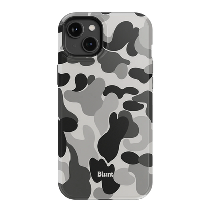 Grey Camo iPhone Case