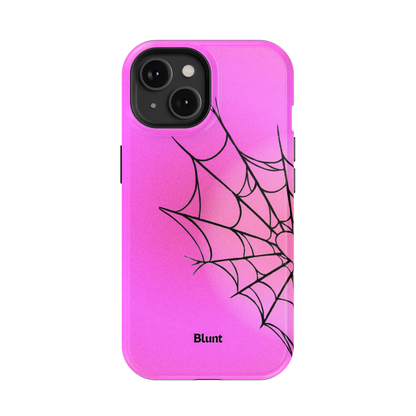 Pink Web iPhone Case