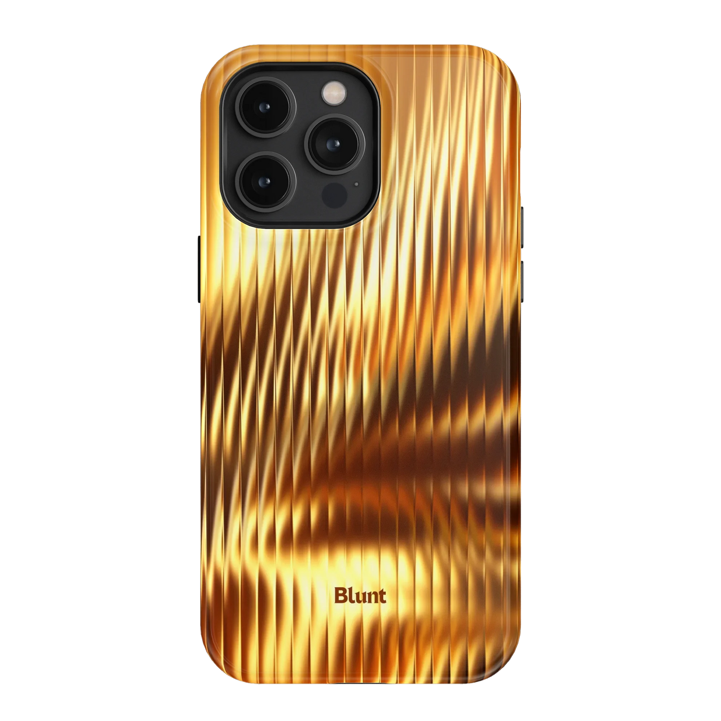 Golden Ripple iPhone Case