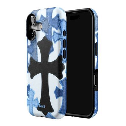 Denim Cross iPhone Case