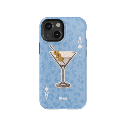 Blue Dirty Martini iPhone Case