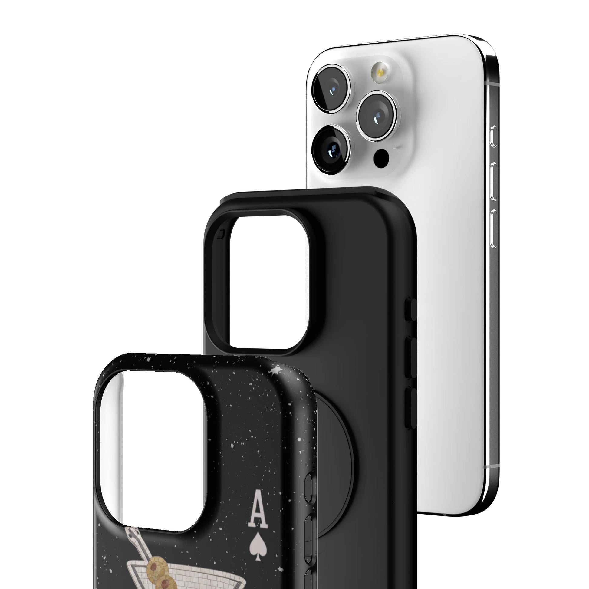 Black Dirty Martini iPhone Case gallery - Iphone_15_Pro_3