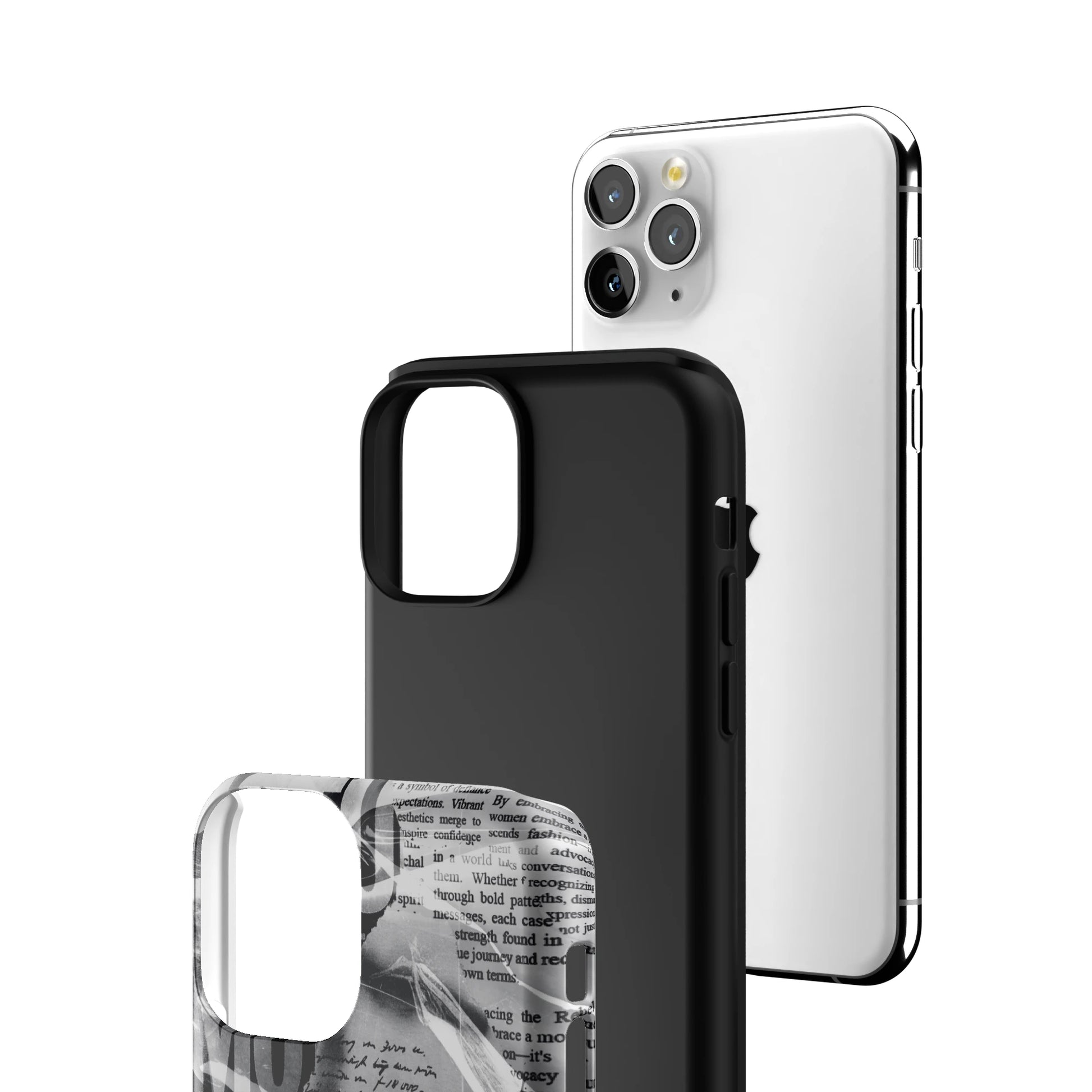 Black Love Letter iPhone Case gallery - Iphone_11_Pro_3