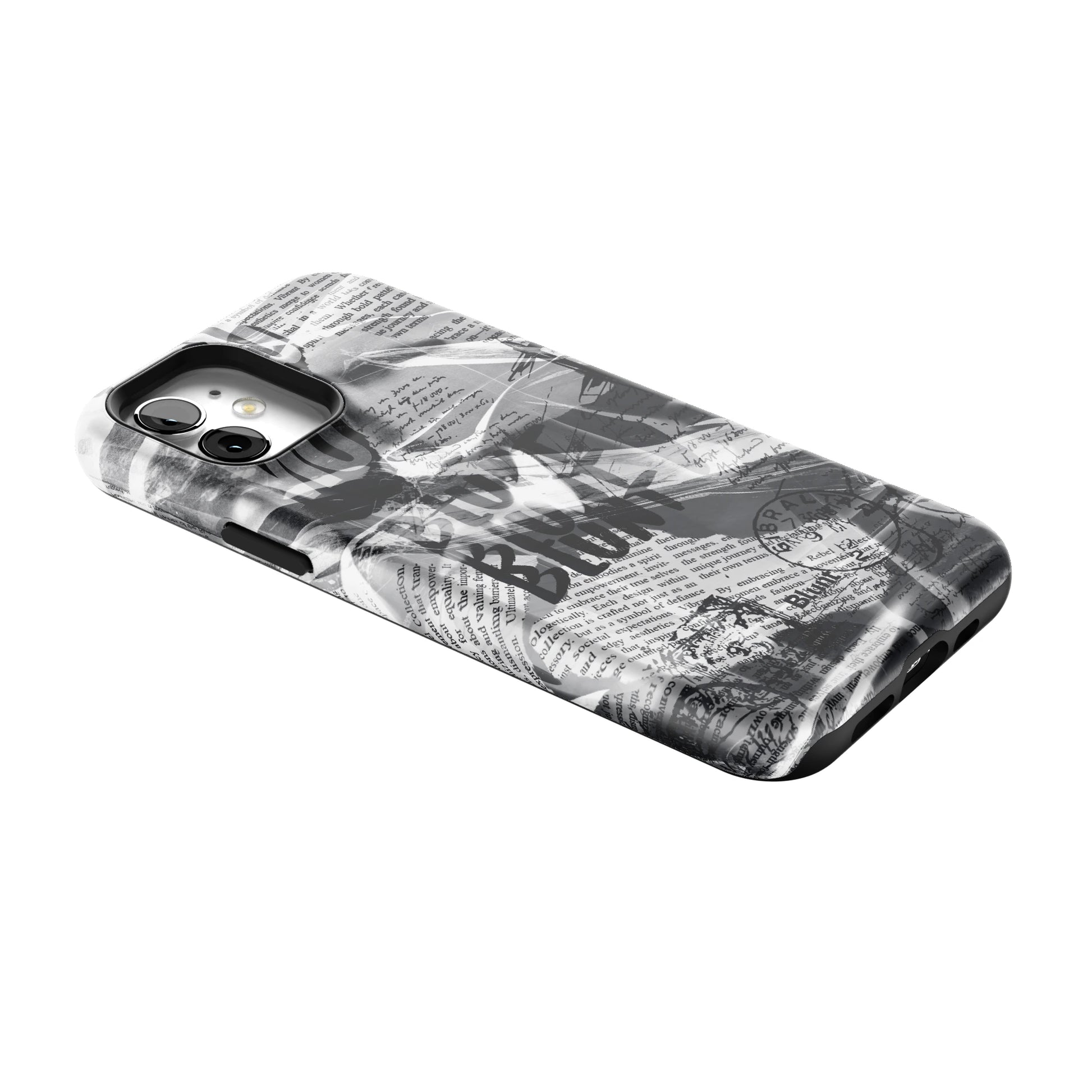 Black Love Letter iPhone Case gallery - Iphone_12_Iphone_2