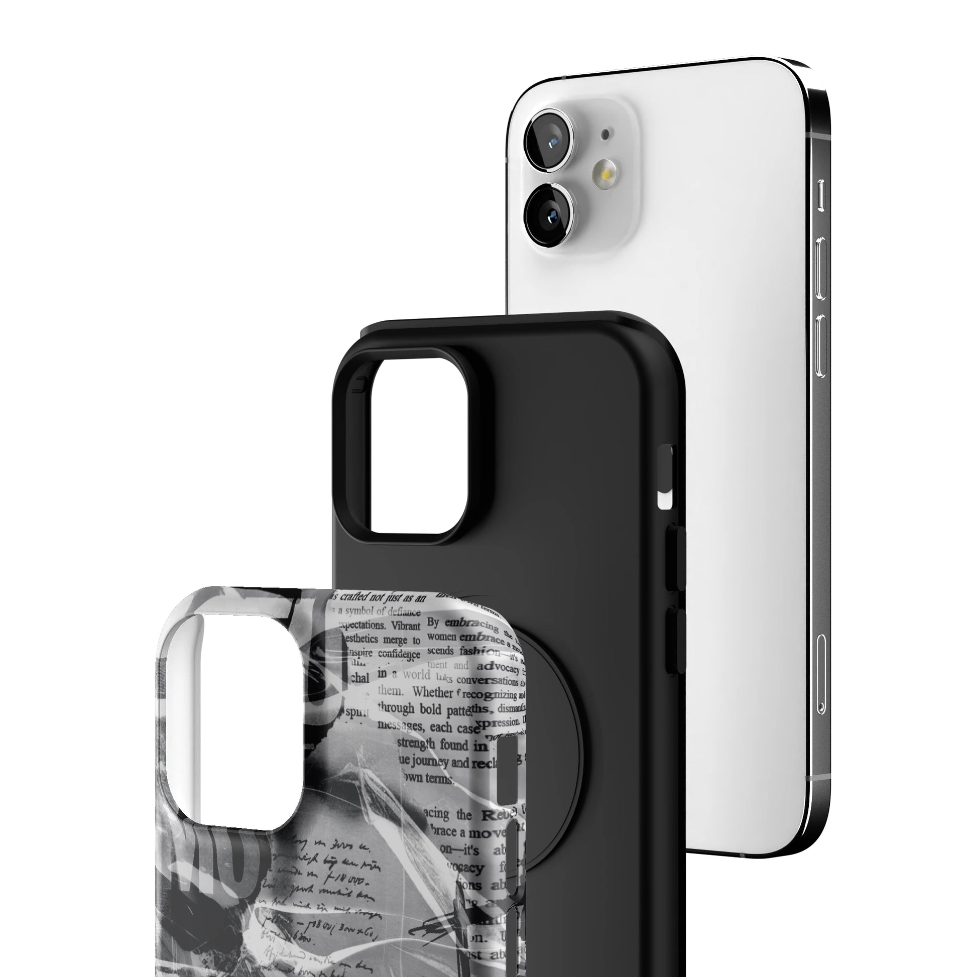Black Love Letter iPhone Case gallery - Iphone_12_Iphone_3
