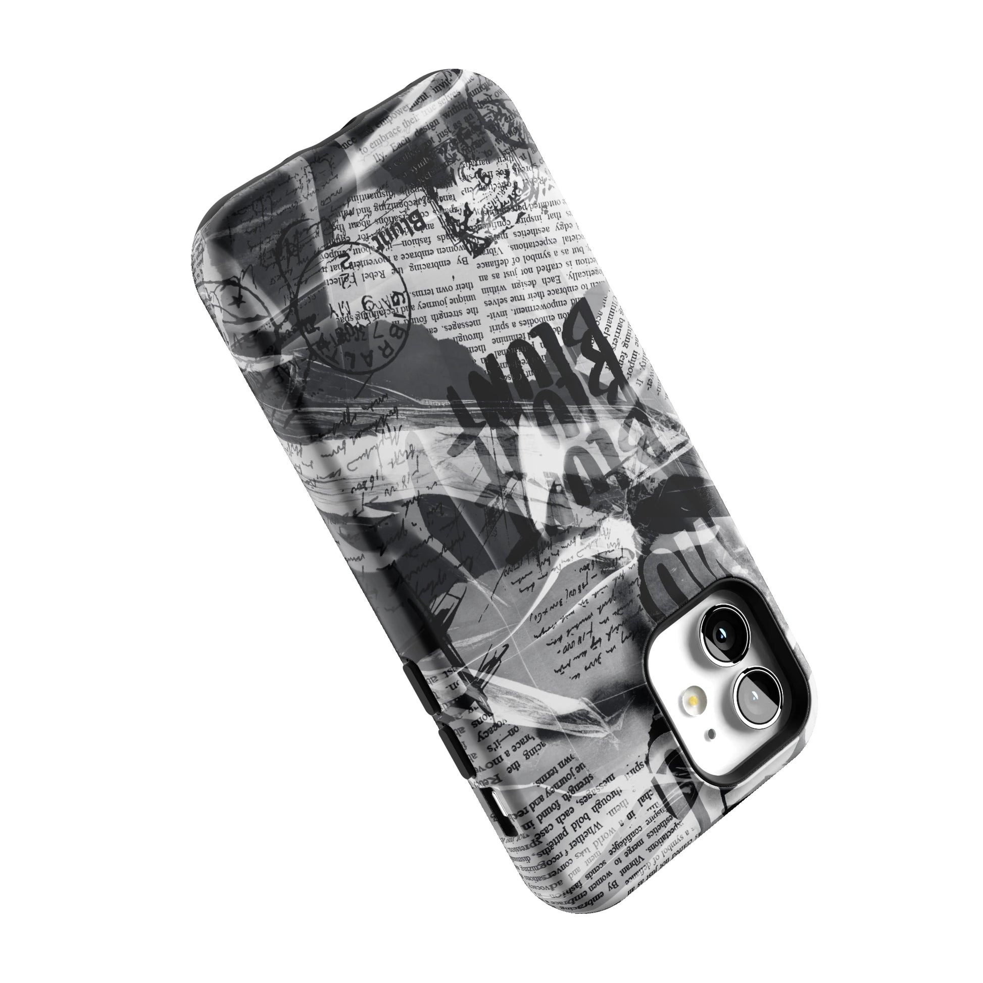 Black Love Letter iPhone Case gallery - Iphone_12_Iphone_5