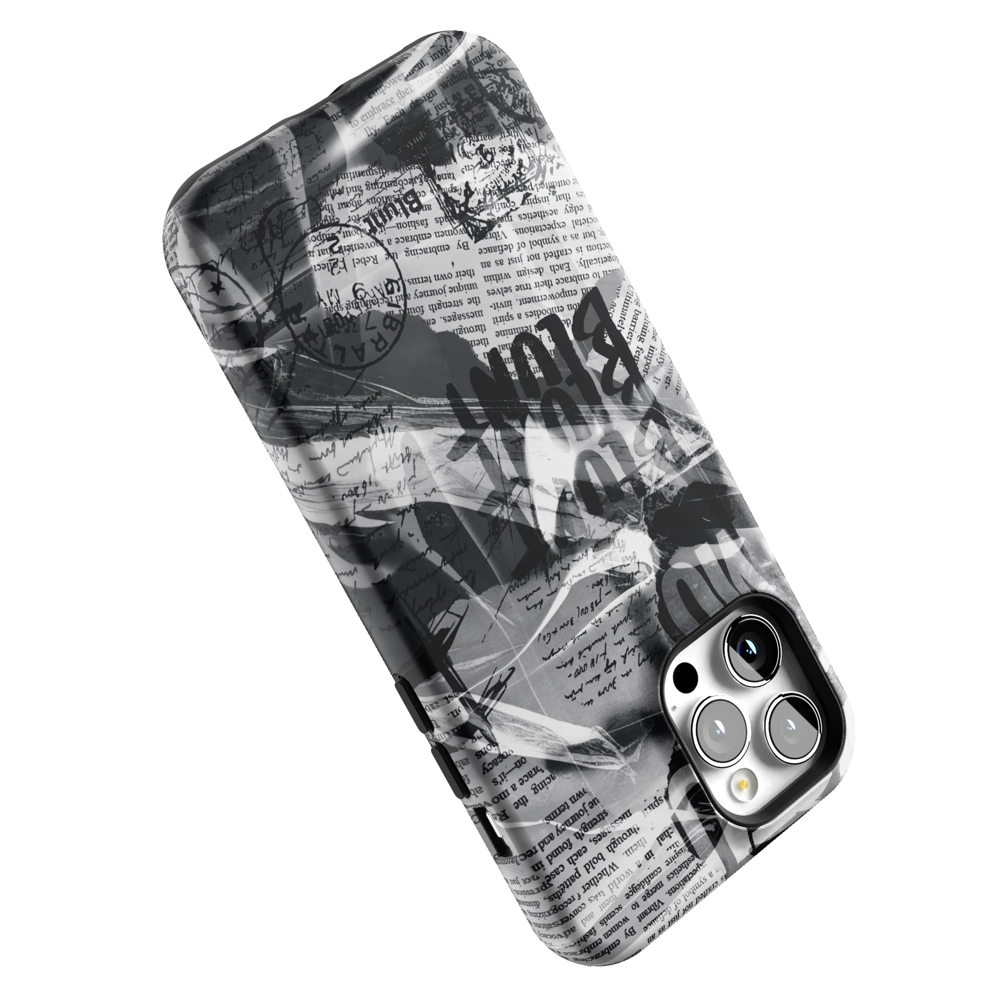 Black Love Letter iPhone Case gallery - Iphone_12_Pro_Max_5