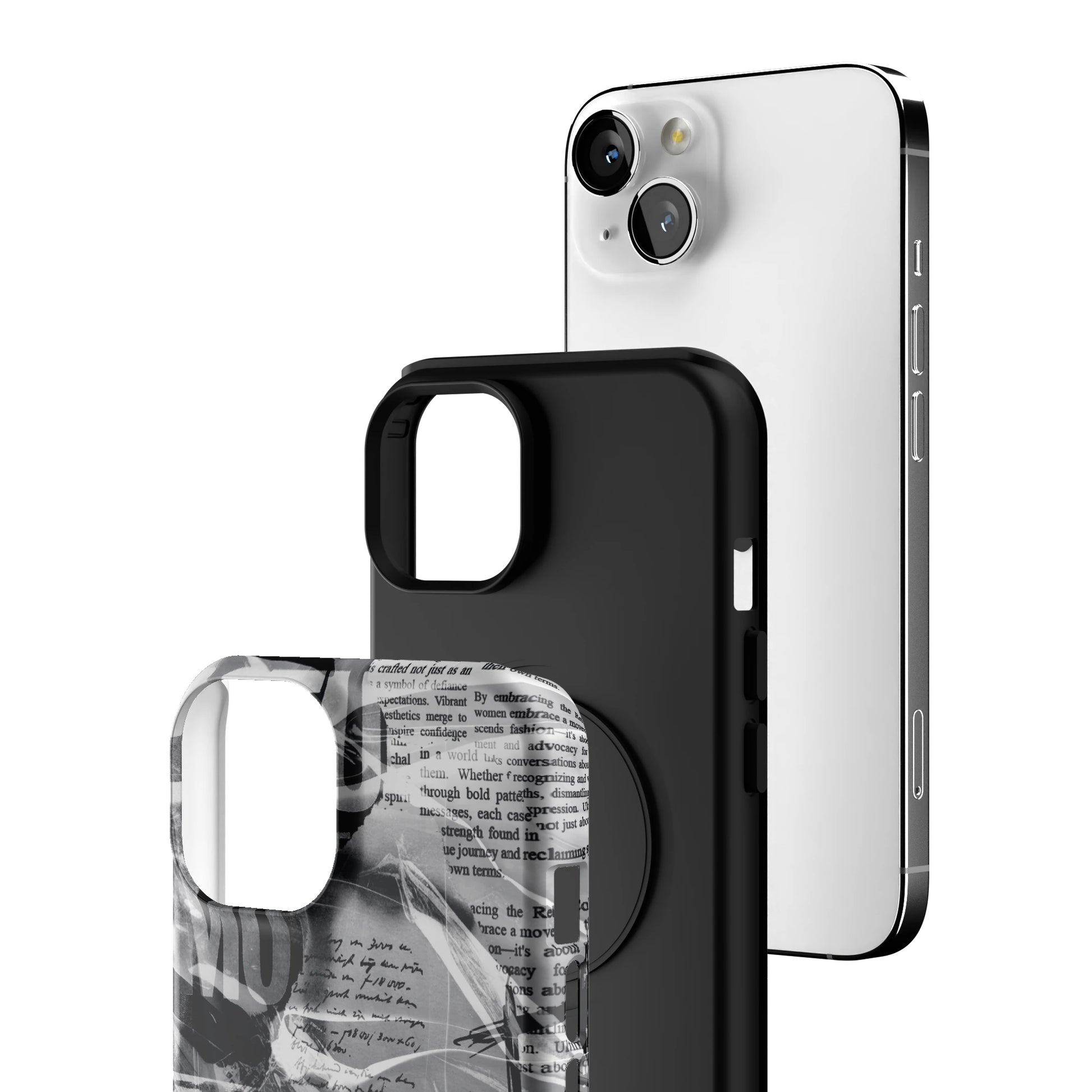 Black Love Letter iPhone Case gallery - Iphone_13_Iphone_3