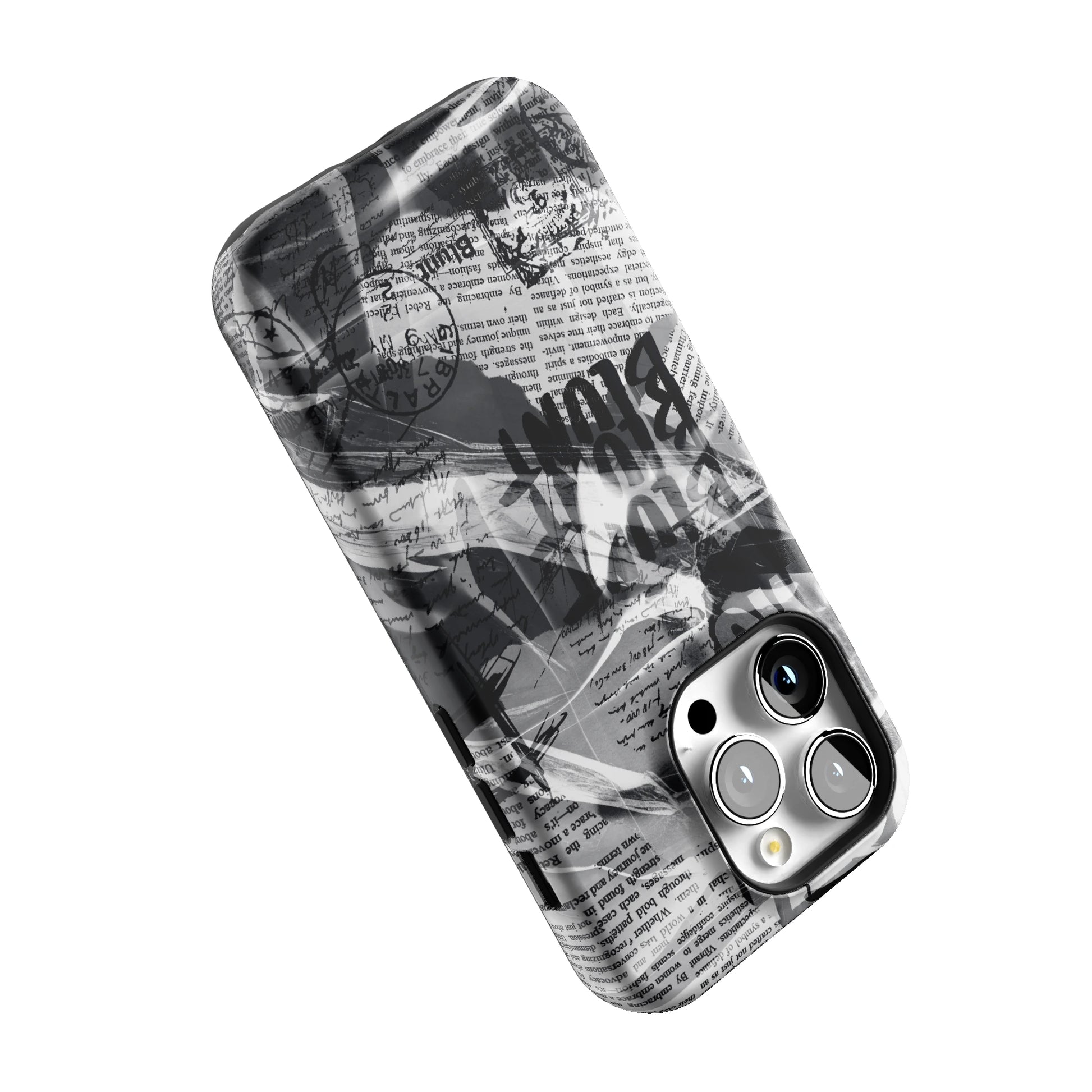 Black Love Letter iPhone Case gallery - Iphone_14_Pro_5