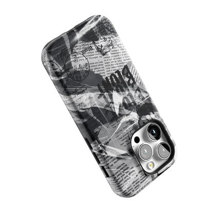 Black Love Letter iPhone Case gallery - Iphone_14_Pro_5