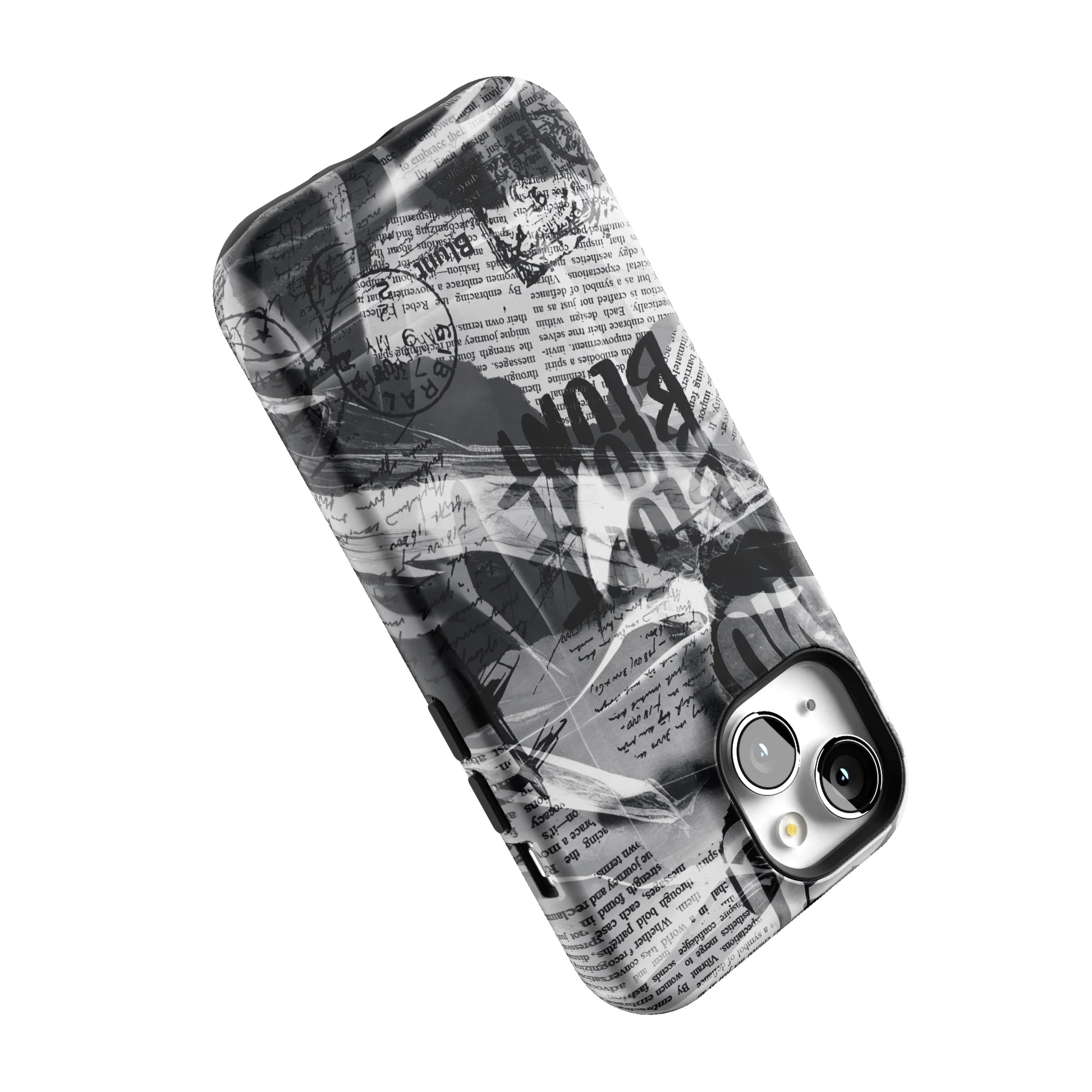 Black Love Letter iPhone Case gallery - Iphone_15_Iphone_5
