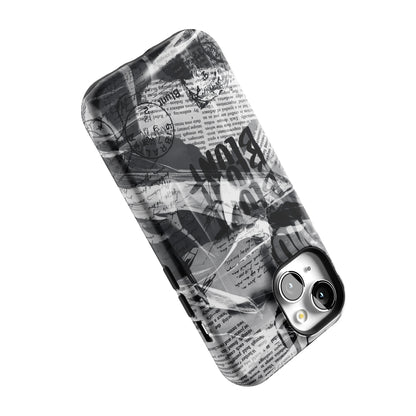 Black Love Letter iPhone Case gallery - Iphone_15_Iphone_5