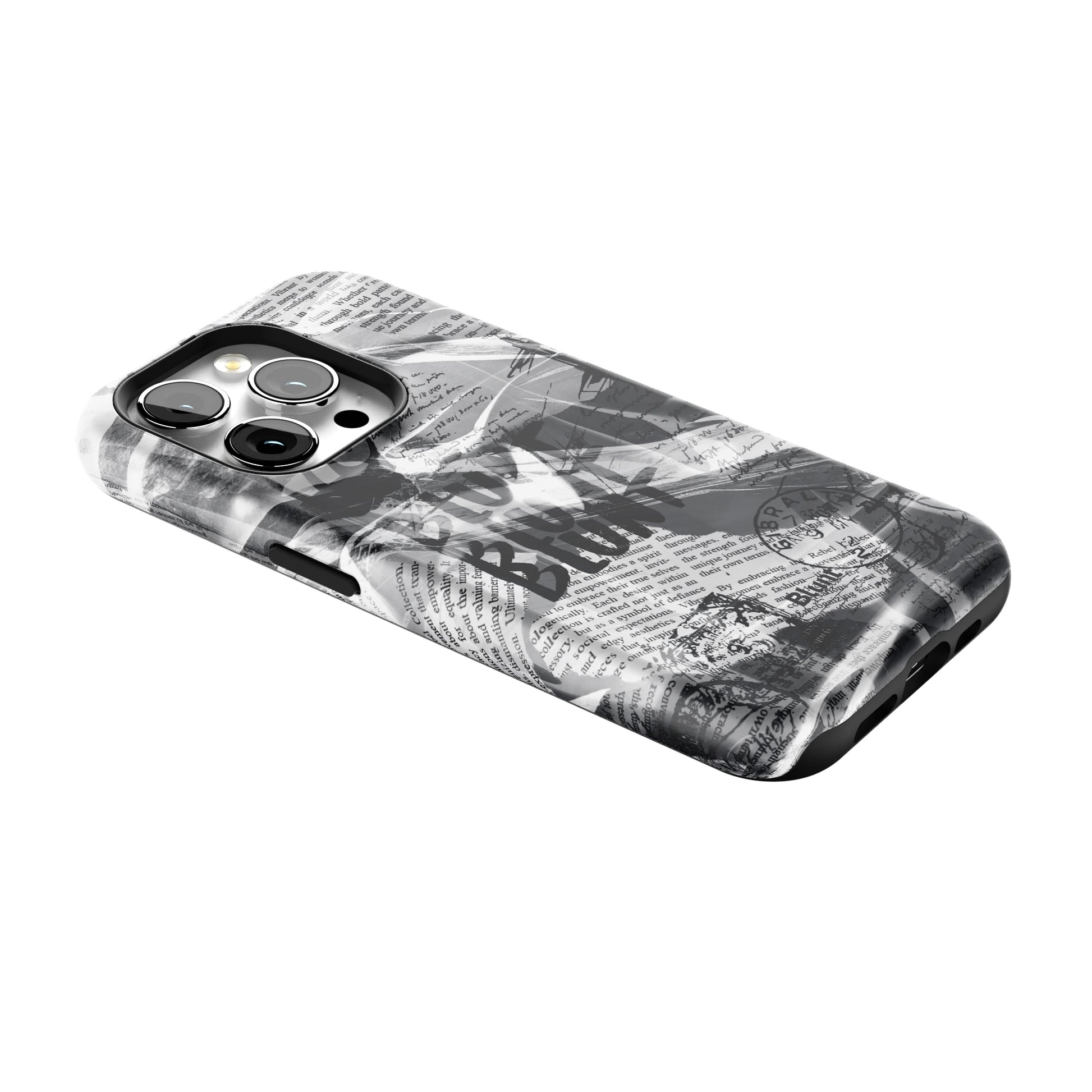 Black Love Letter iPhone Case gallery - Iphone_15_Pro_2