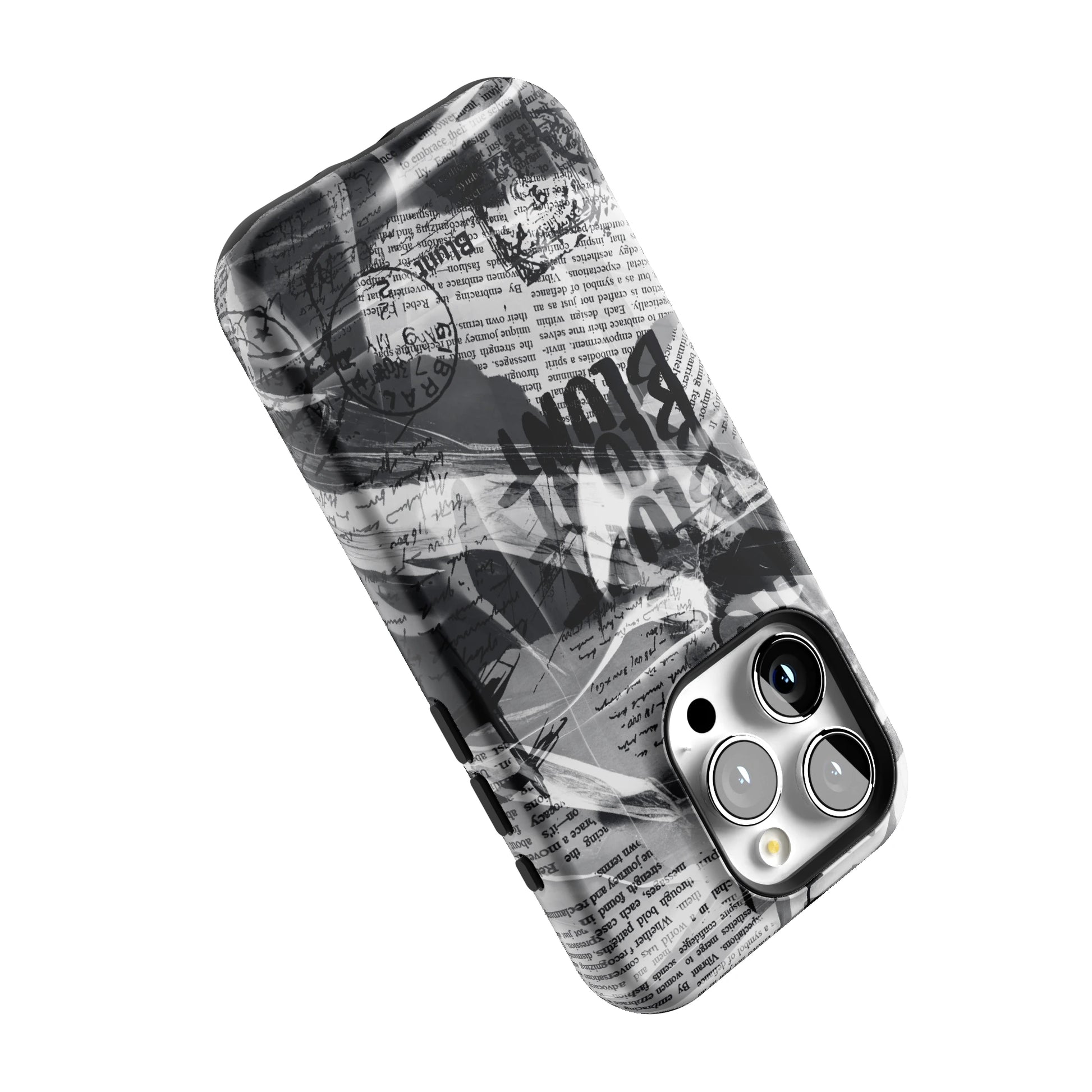 Black Love Letter iPhone Case gallery - Iphone_15_Pro_5