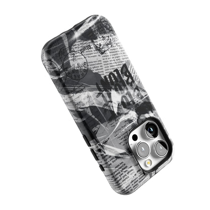 Black Love Letter iPhone Case gallery - Iphone_15_Pro_5