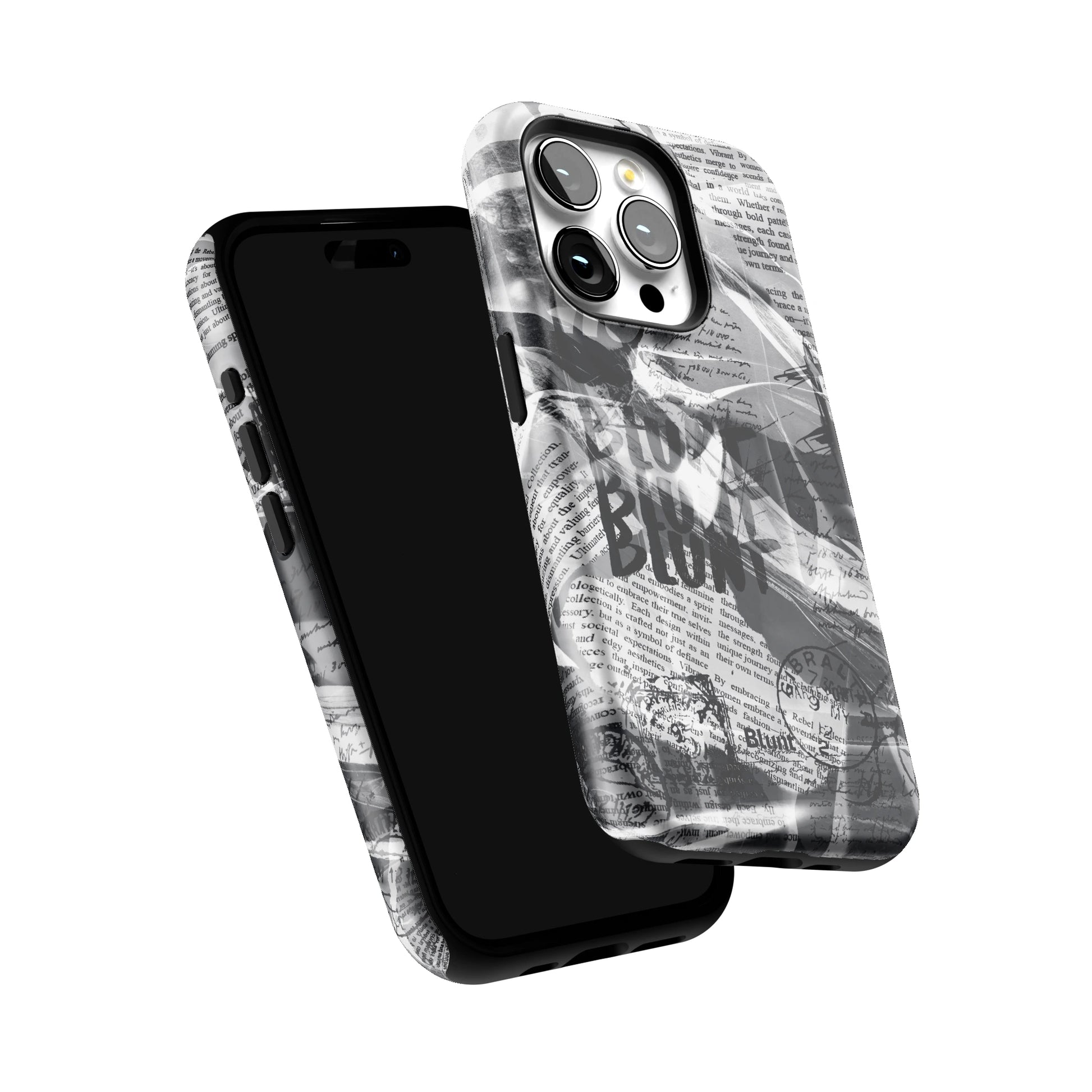 Black Love Letter iPhone Case gallery - Iphone_15_Pro_6