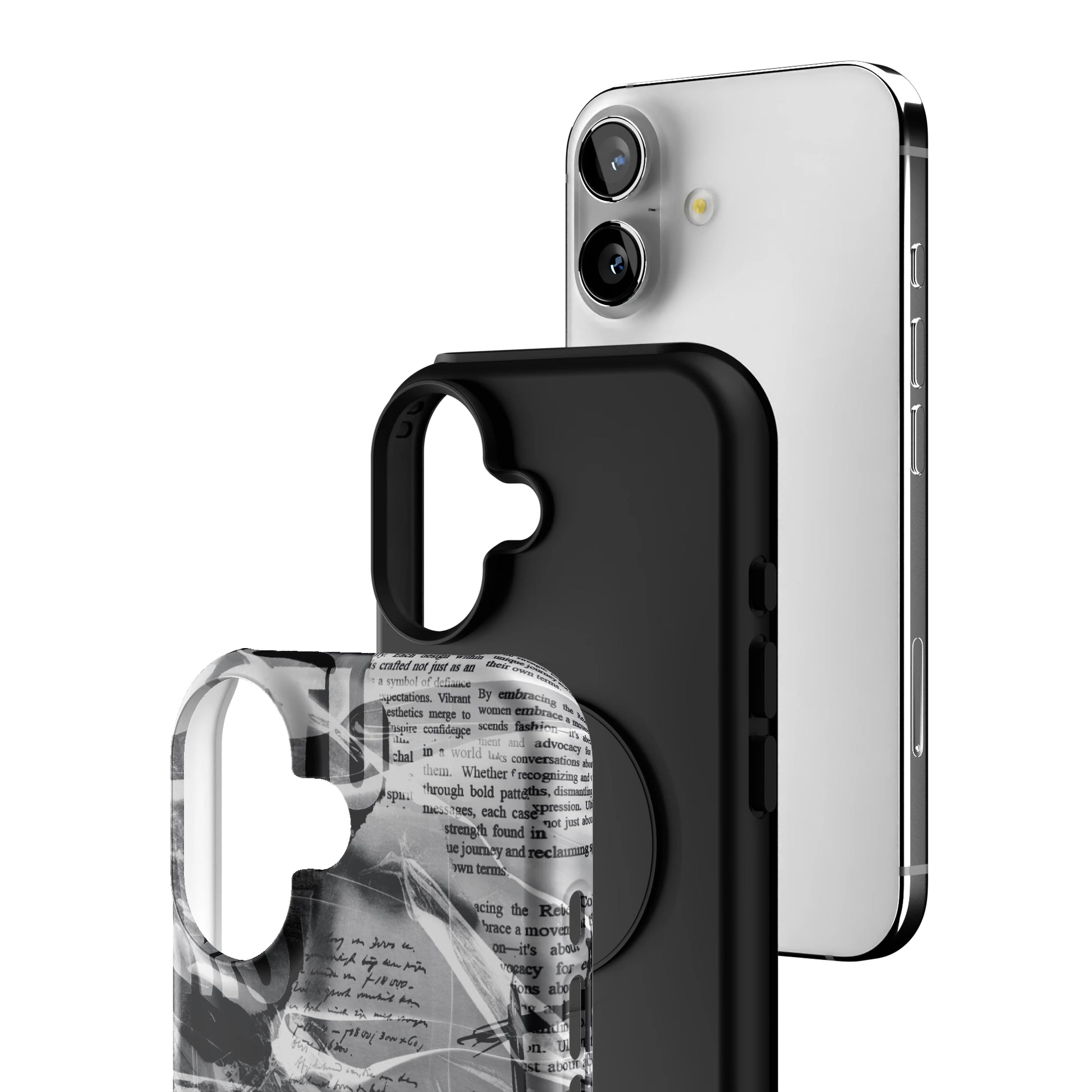 Black Love Letter iPhone Case gallery - Iphone_16_Iphone_3