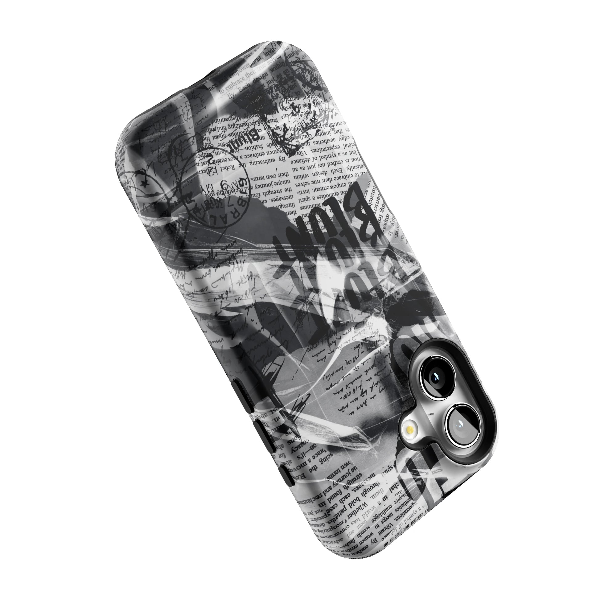Black Love Letter iPhone Case gallery - Iphone_16_Iphone_5