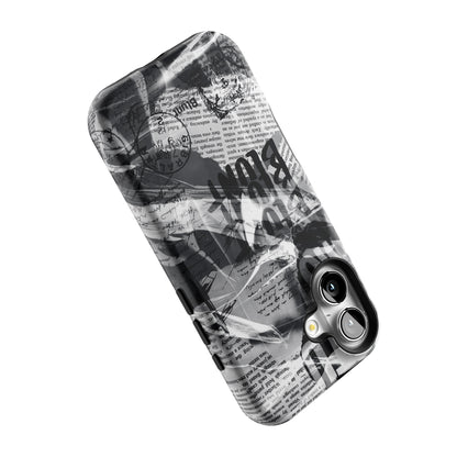 Black Love Letter iPhone Case gallery - Iphone_16_Iphone_5