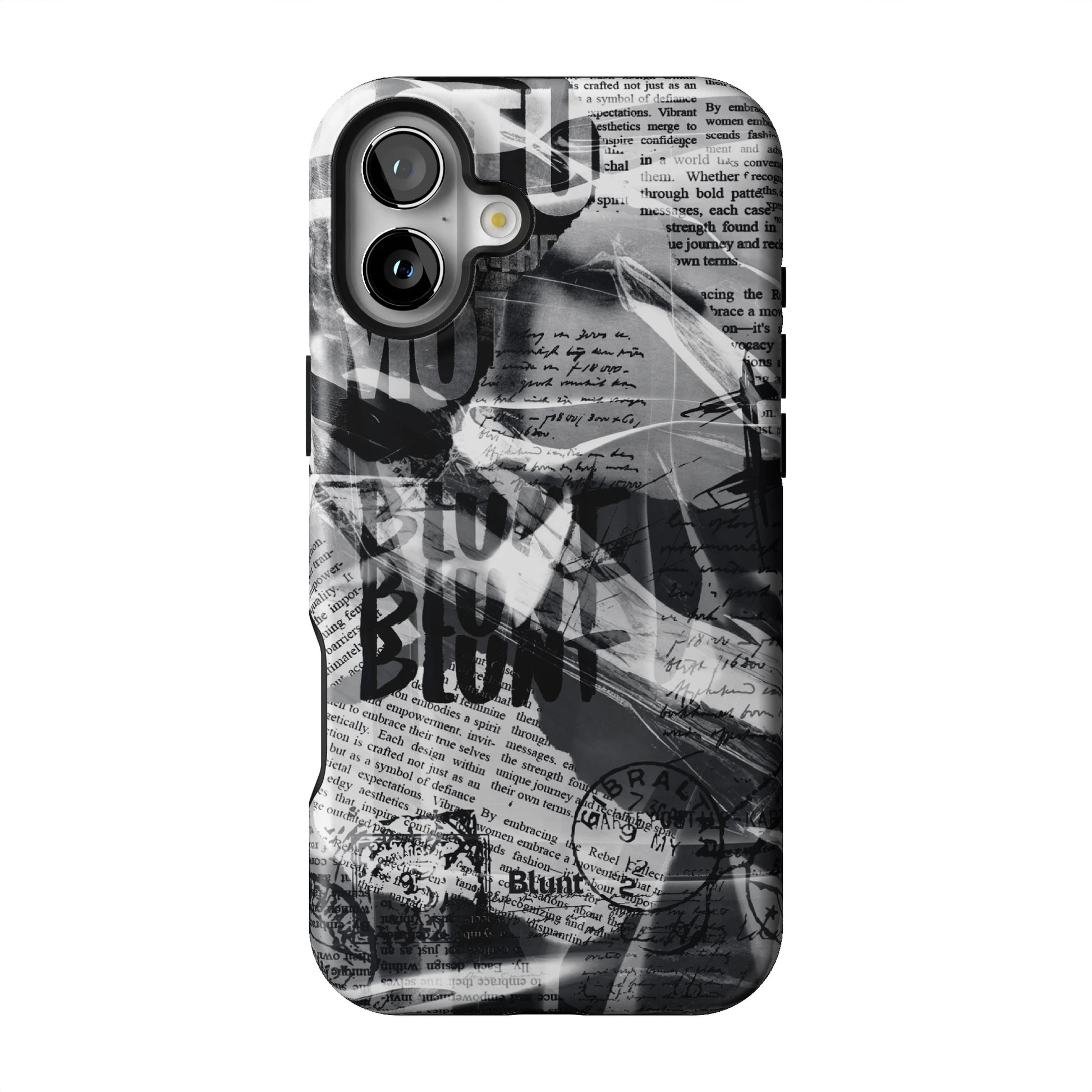 Black Love Letter iPhone Case gallery - Iphone_16_Mini_Air_Plus_1