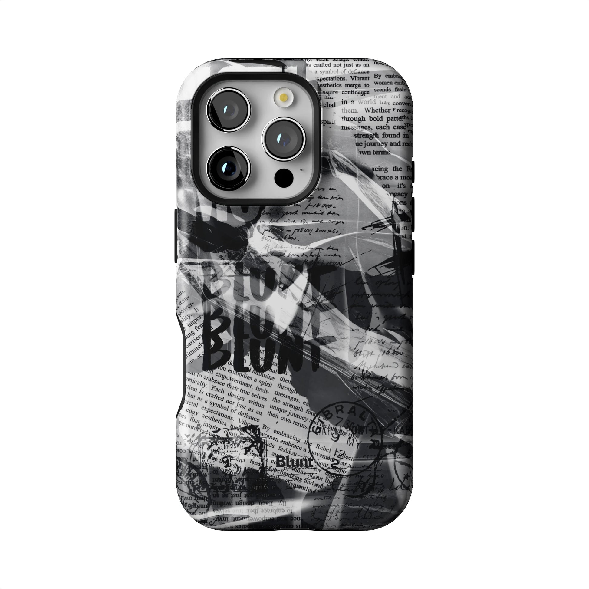 Black Love Letter iPhone Case gallery - Iphone_16_Pro_1