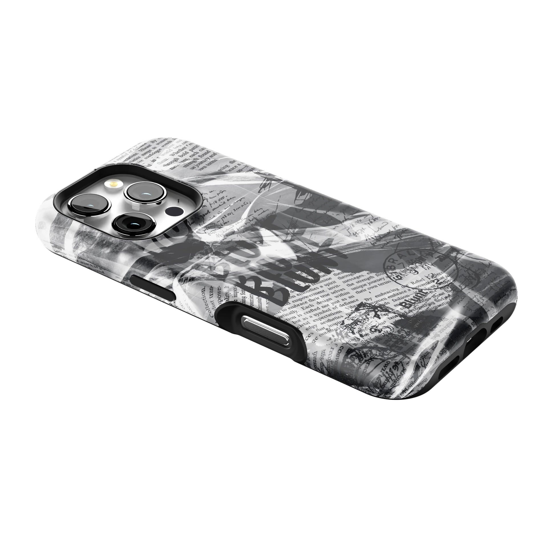 Black Love Letter iPhone Case gallery - Iphone_16_Pro_2