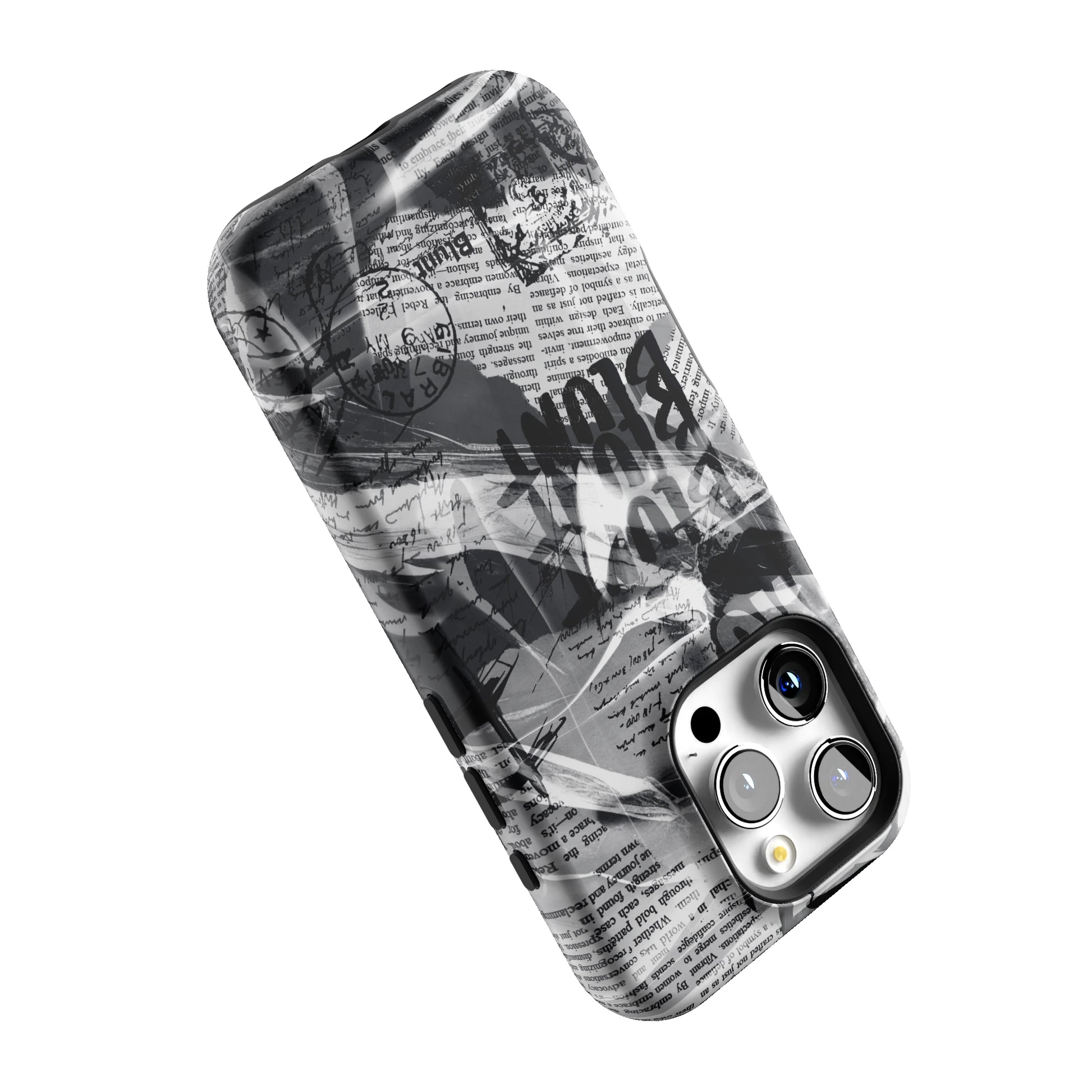 Black Love Letter iPhone Case gallery - Iphone_16_Pro_5