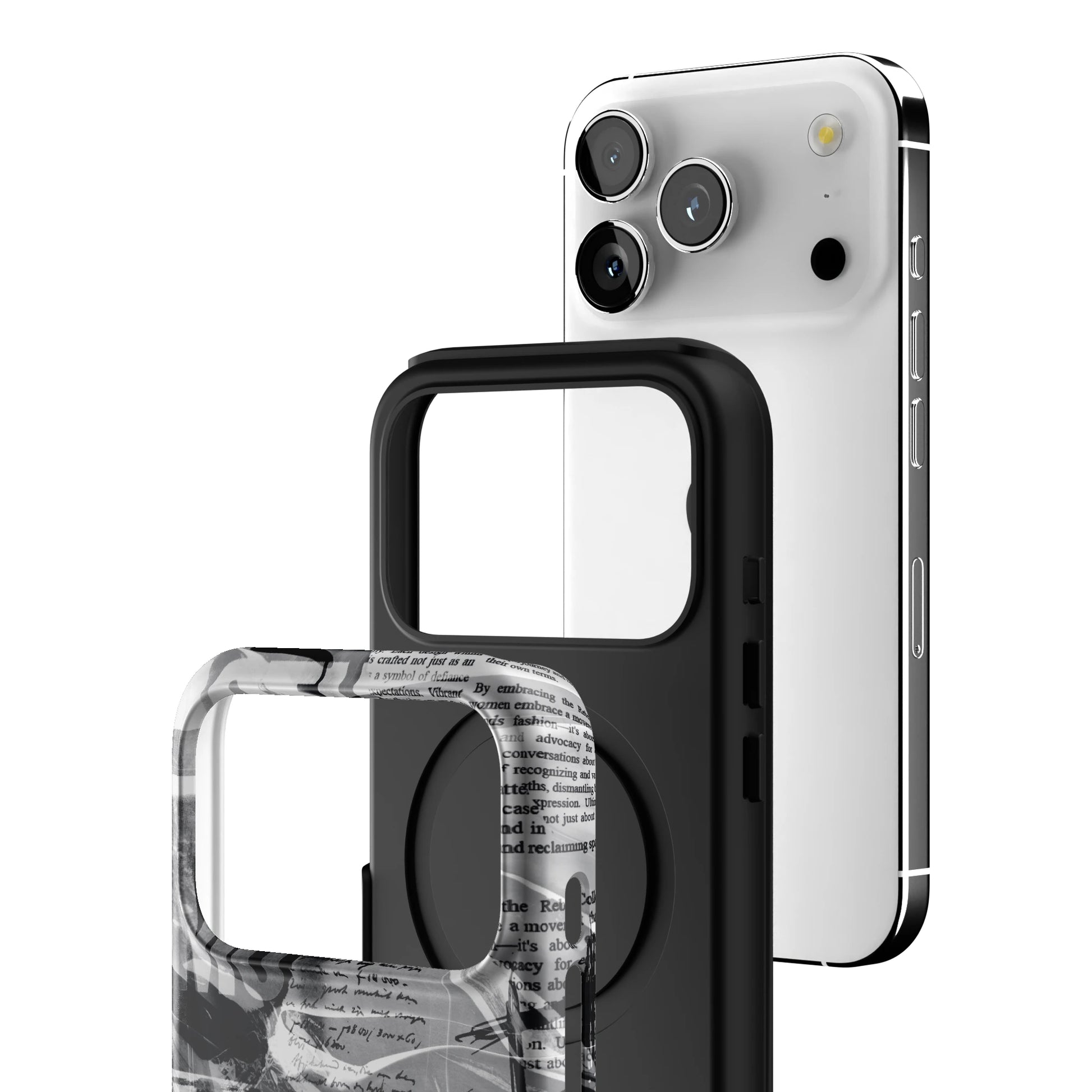 Black Love Letter iPhone Case gallery - Iphone_17_Pro_3