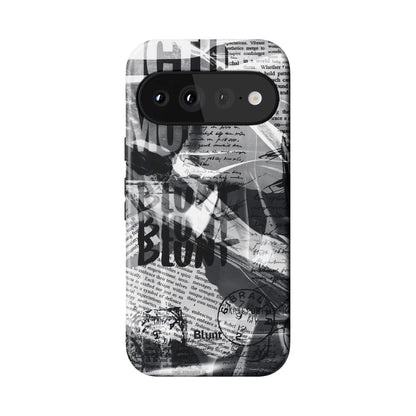 Black Love Letter Pixel Case - Blunt Cases