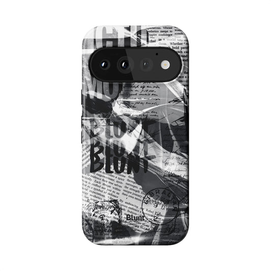 Black Love Letter Pixel Case - Blunt Cases