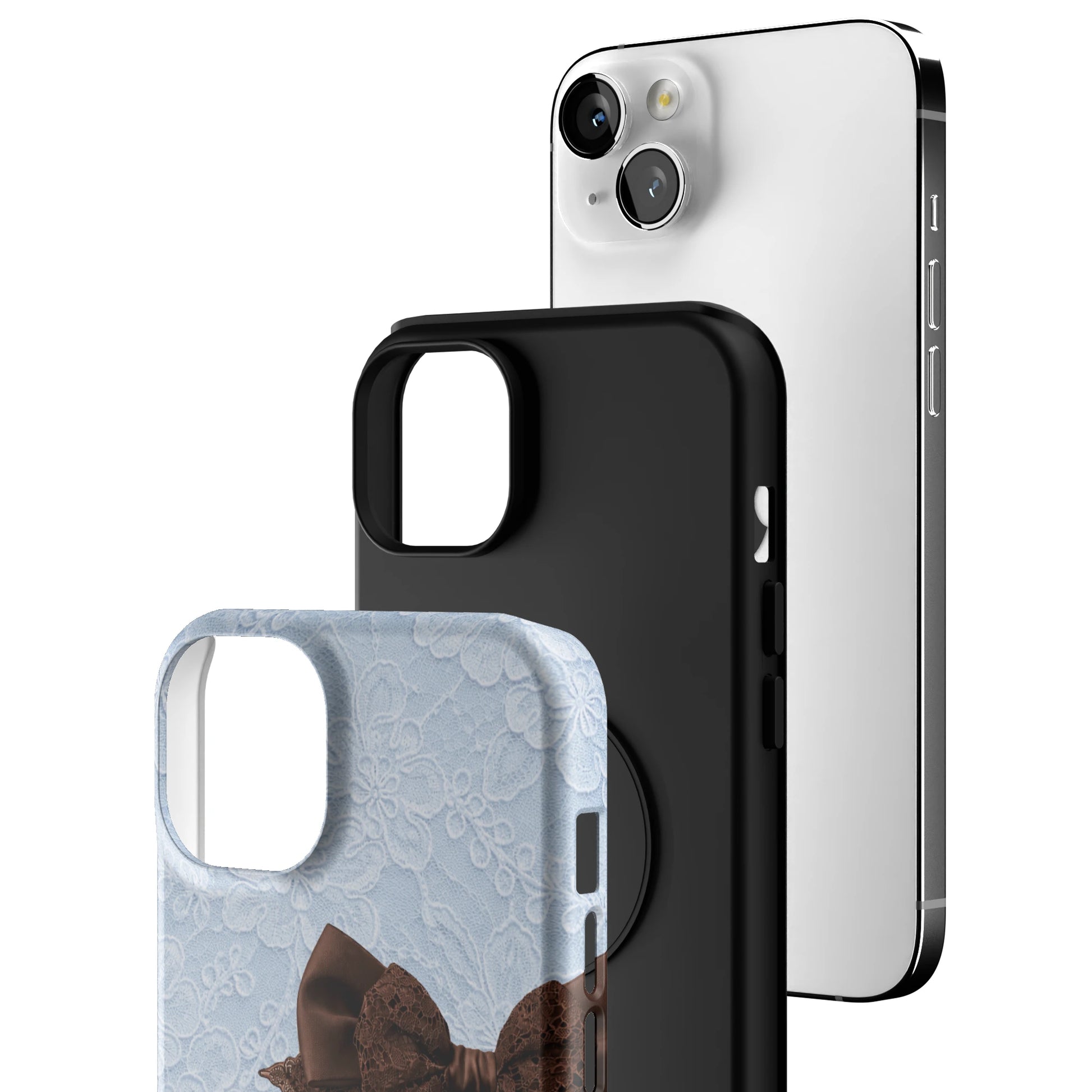Bleu Bow iPhone Case gallery - Iphone_14_Mini_Air_Plus_3