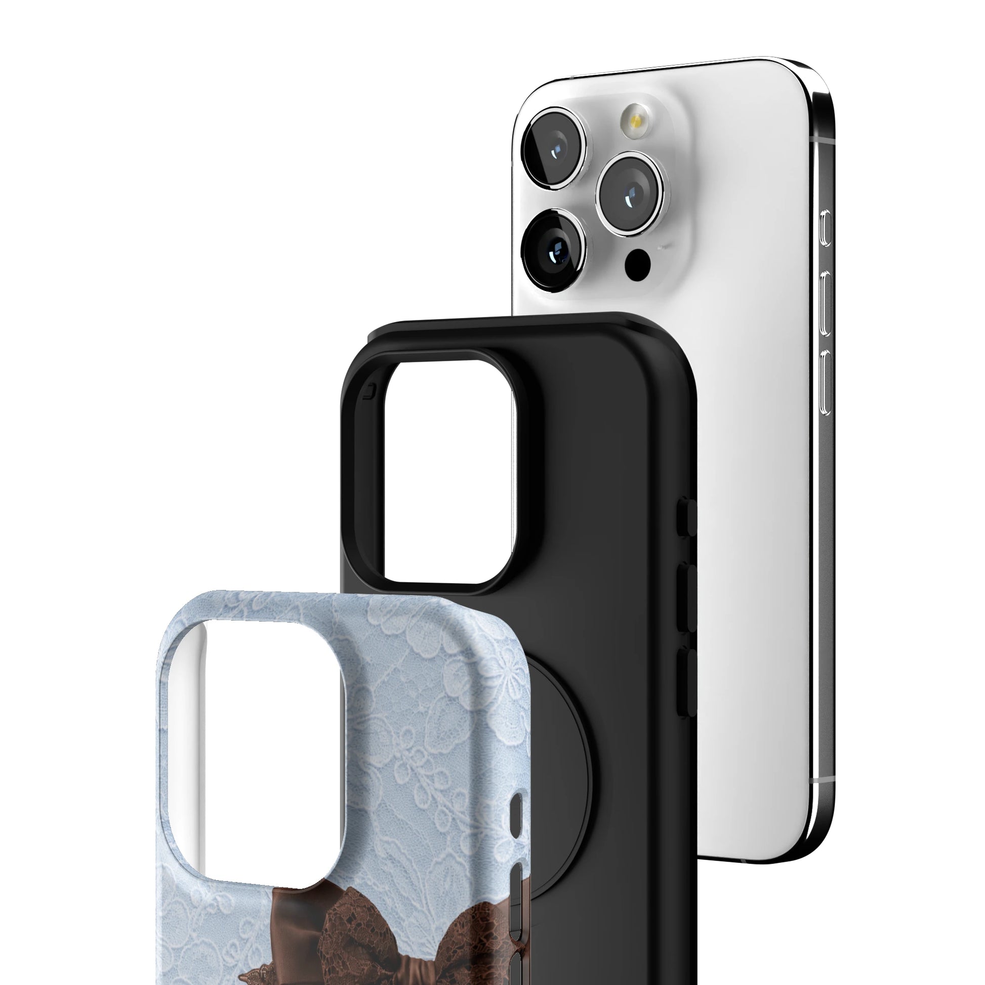 Bleu Bow iPhone Case gallery - Iphone_15_Pro_3