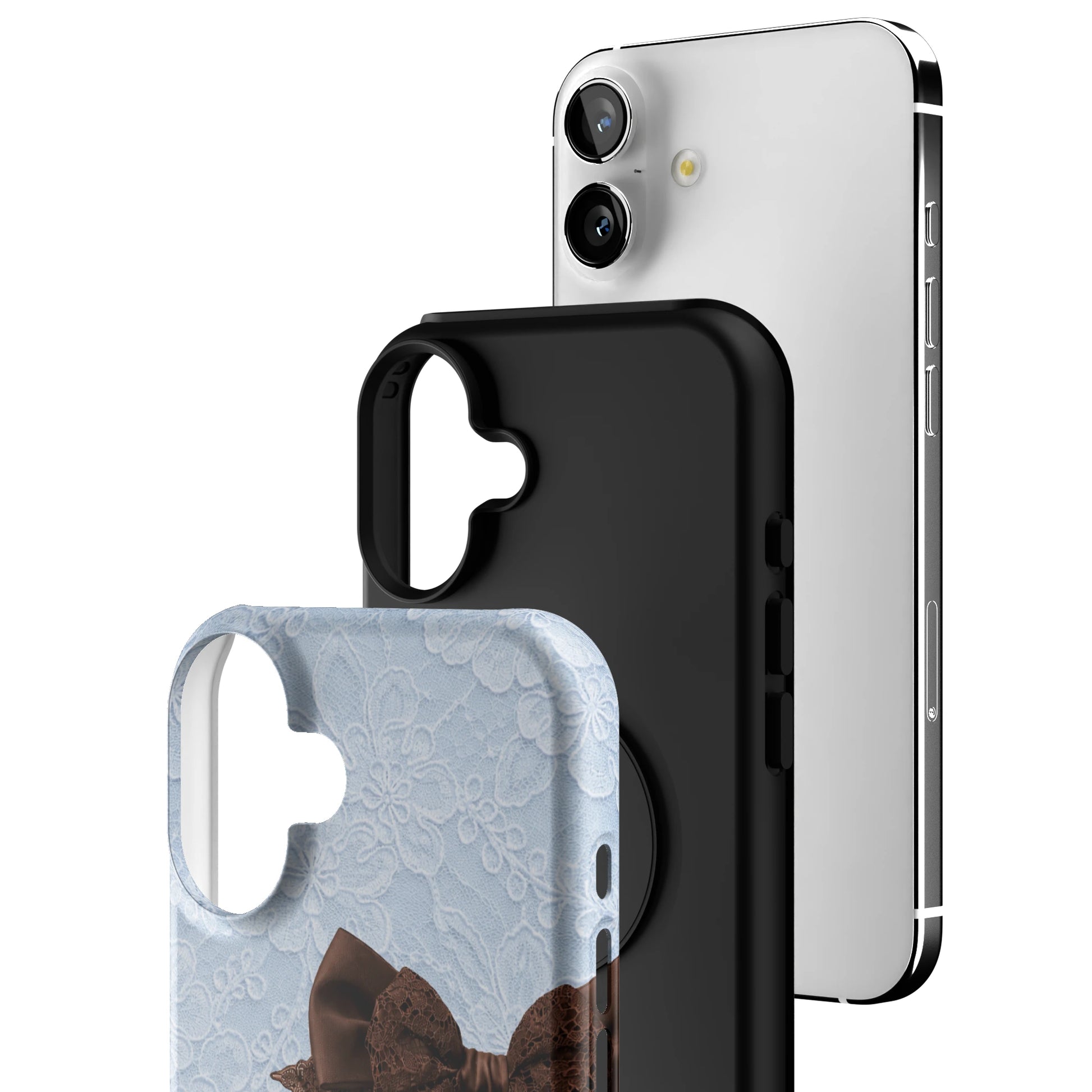 Bleu Bow iPhone Case gallery - Iphone_16_Mini_Air_Plus_3