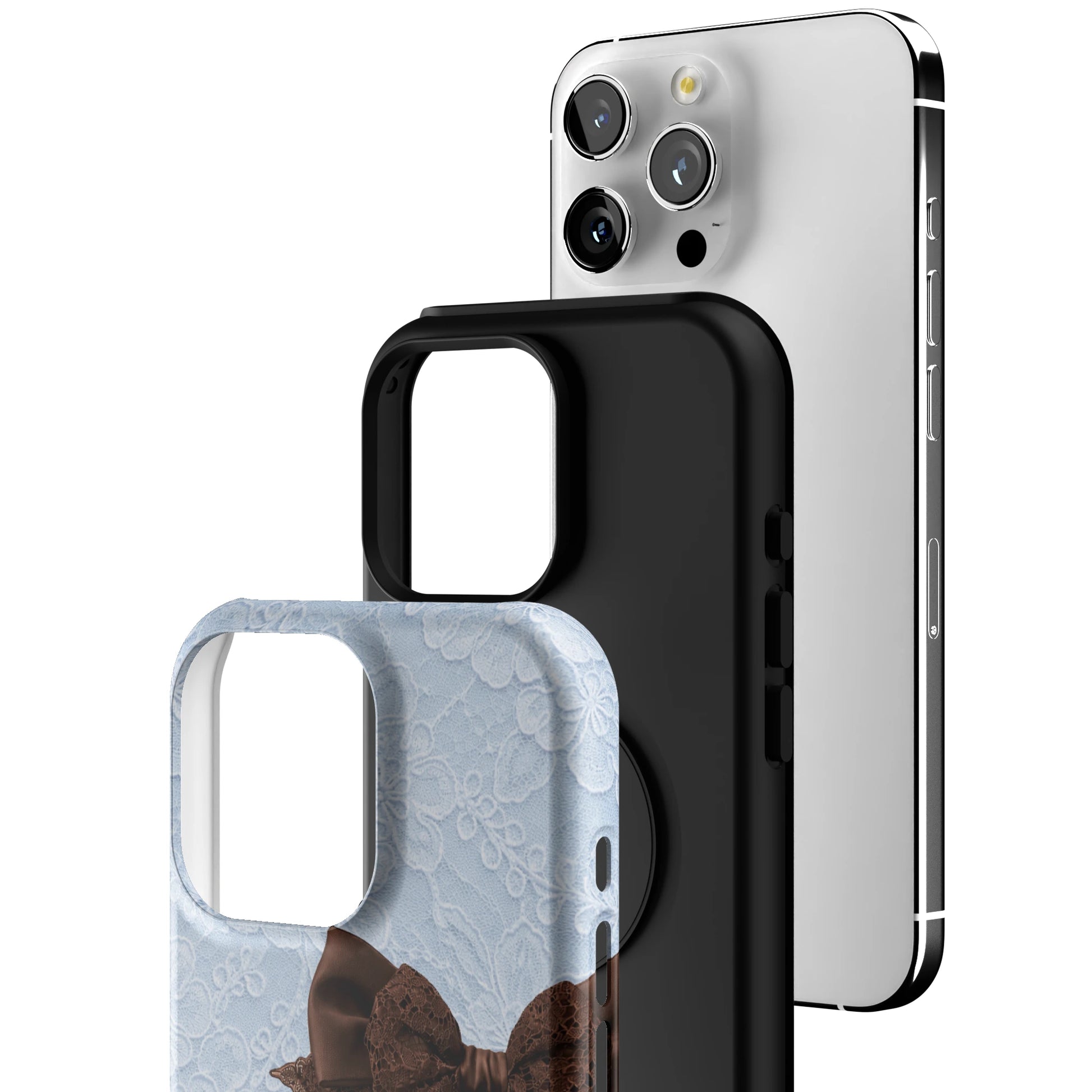 Bleu Bow iPhone Case gallery - Iphone_16_Pro_Max_3