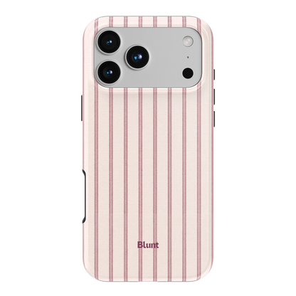 Rose Pinstripe iPhone Case