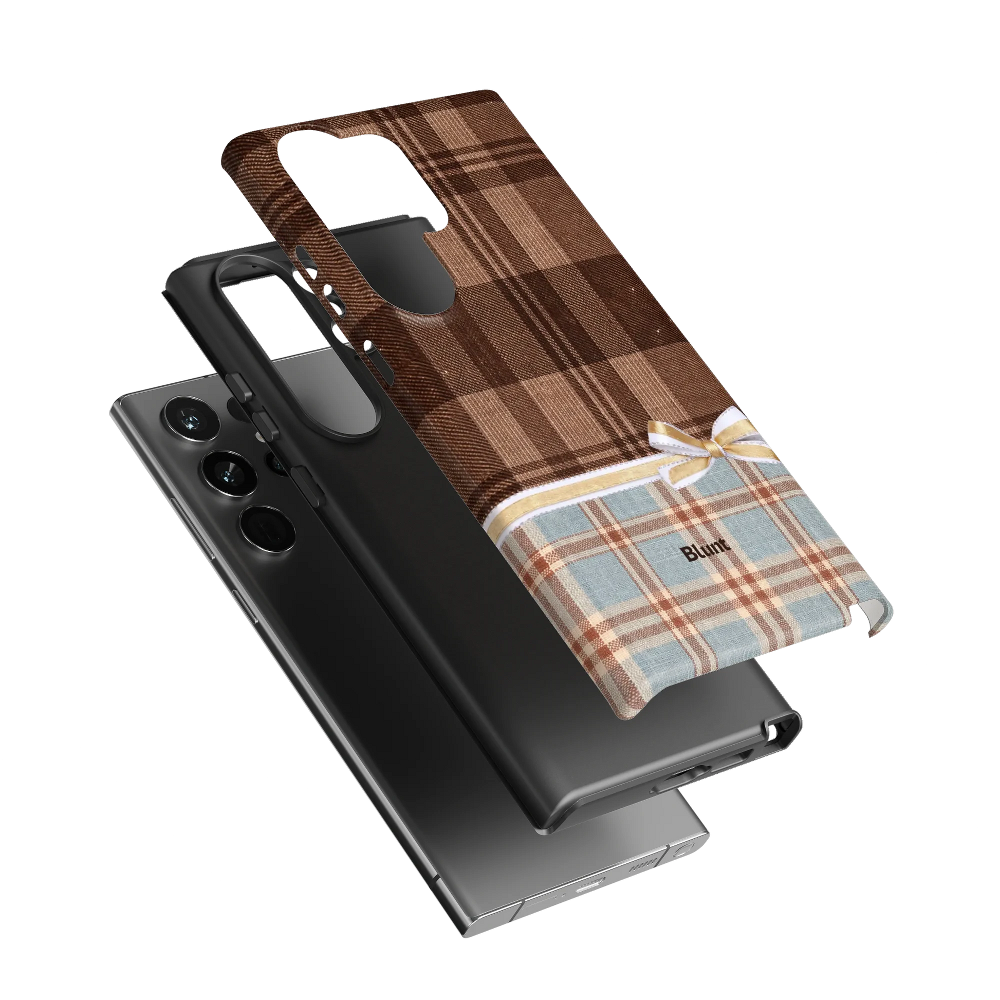 Mocha-Plaid-samsung-case-S23 Ultra-3