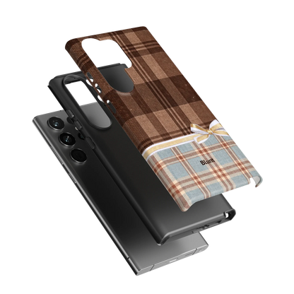 Mocha-Plaid-samsung-case-S23 Ultra-3